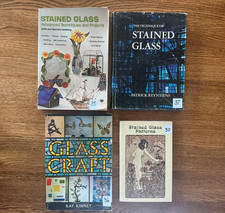 1960s and 1960s Stained Glass Books Patterns Vintage
