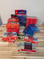SONY Blank Cassette Lot of 40 New Sealed 60 - 90 Minutes C-90HFL C-90HFC C-60HF
