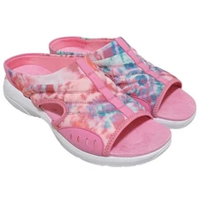 Easy Spirit Women Traciee2 Sport Slide Sandals Size US 9.5M Pink Tie Dye