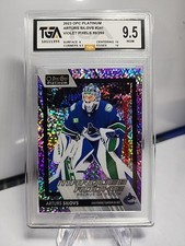 2023-24 O-Pee-Chee Platinum Violet Pixels Arturs Silovs TGA 9.5  /299 Rookie RC