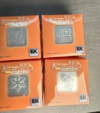 New Set Of 4 Empunchlar Emboss Inserts Snowflake Butterfly Love Flower