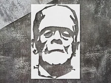 Frankenstein Halloween Wall Art Stencil for Spooky Home Decor - StencilAir