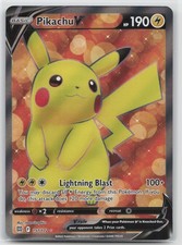 Brilliant Stars Pikachu V 157/172 Ultra Rare Pokemon NM 5ban Graphics on eBay