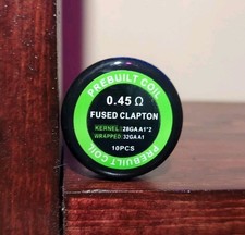 Electronic Heating Wire Fused Clapton .45 (10PCS) Pre built. 