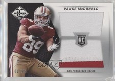 2013 Panini Limited Rookie Jumbo Jerseys RC Logo Prime 81/99 Vance McDonald 0af