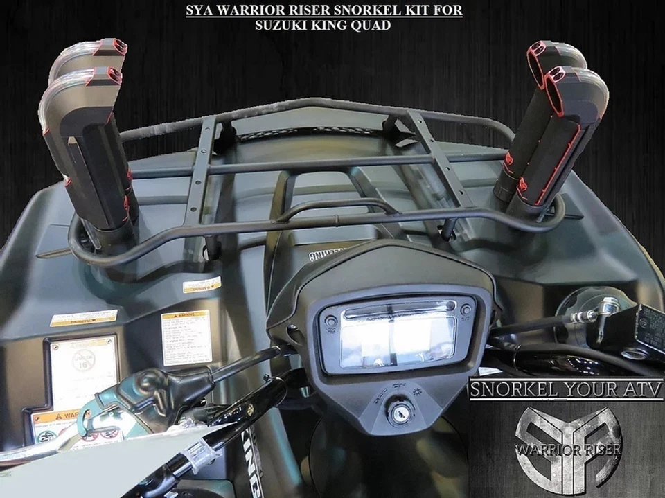 SYA Warrior Riser Snorkel Kit | 2005-2022 Suzuki King Quad 450 500 700 750 Foto 4 de 4