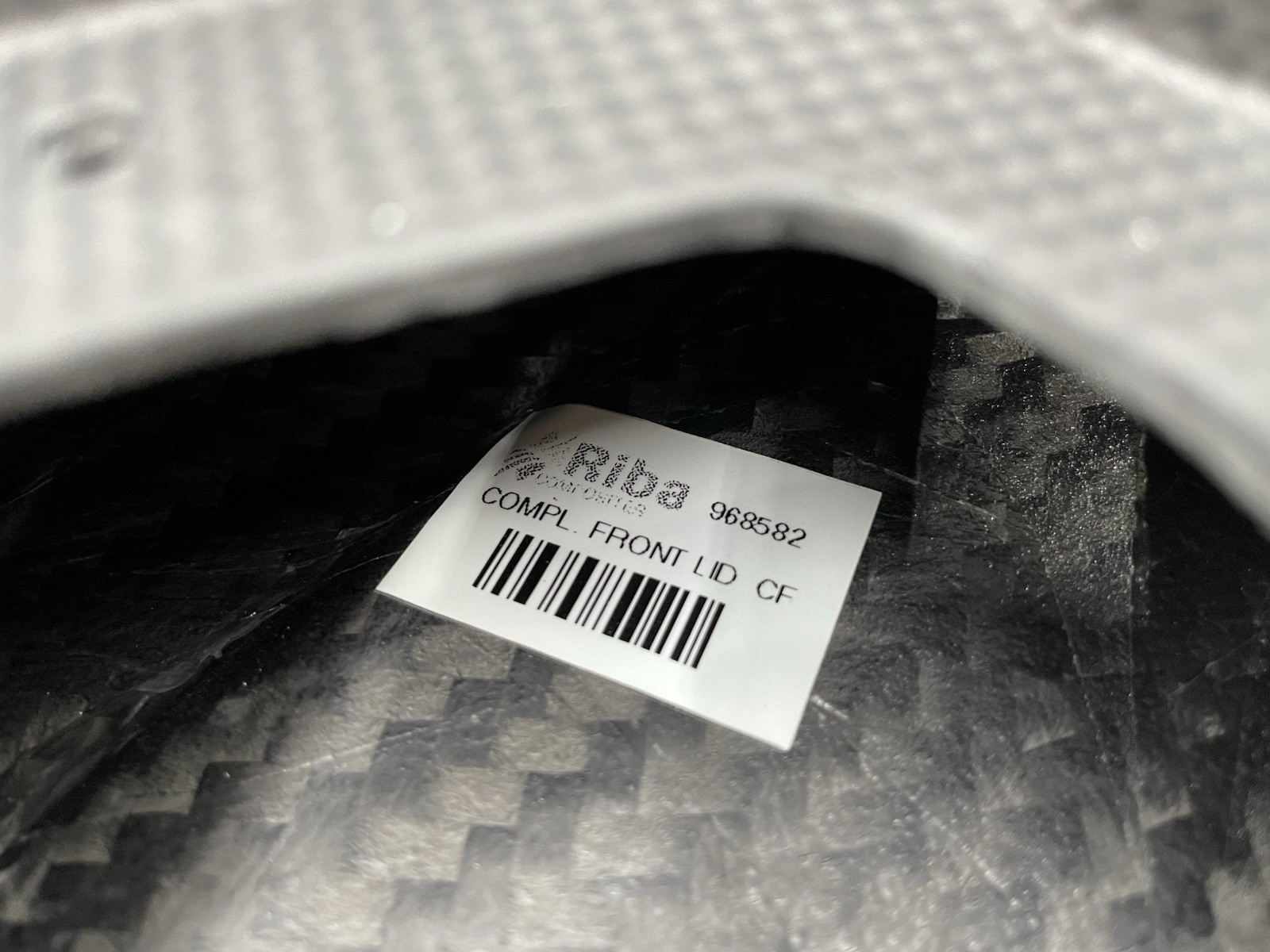 Ferrari 488 PISTA Front hood Carbon Fiber New OEM, Part number: 968582