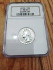1956 Washington Silver Quarter 25c - NGC GRADED MS66 - EDGE TONER