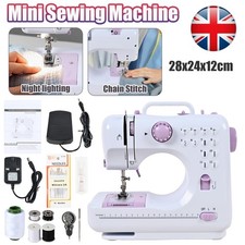 For Beginner Electric Sewing Machine Portable Mini 12 Stitches Pedal Household