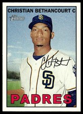 Christian Bethancourt 2016 Topps Heritage #221 San Diego Padres 25333 Baseball