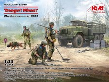 1:35 ICM KIT Danger Mines Ukraine Summer 2022 Kit ICM35018 MMC