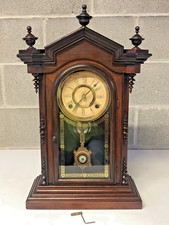 ANTIQUE CIRCA 1885 E.N. WELCH LUCCA ROSEWOOD ...