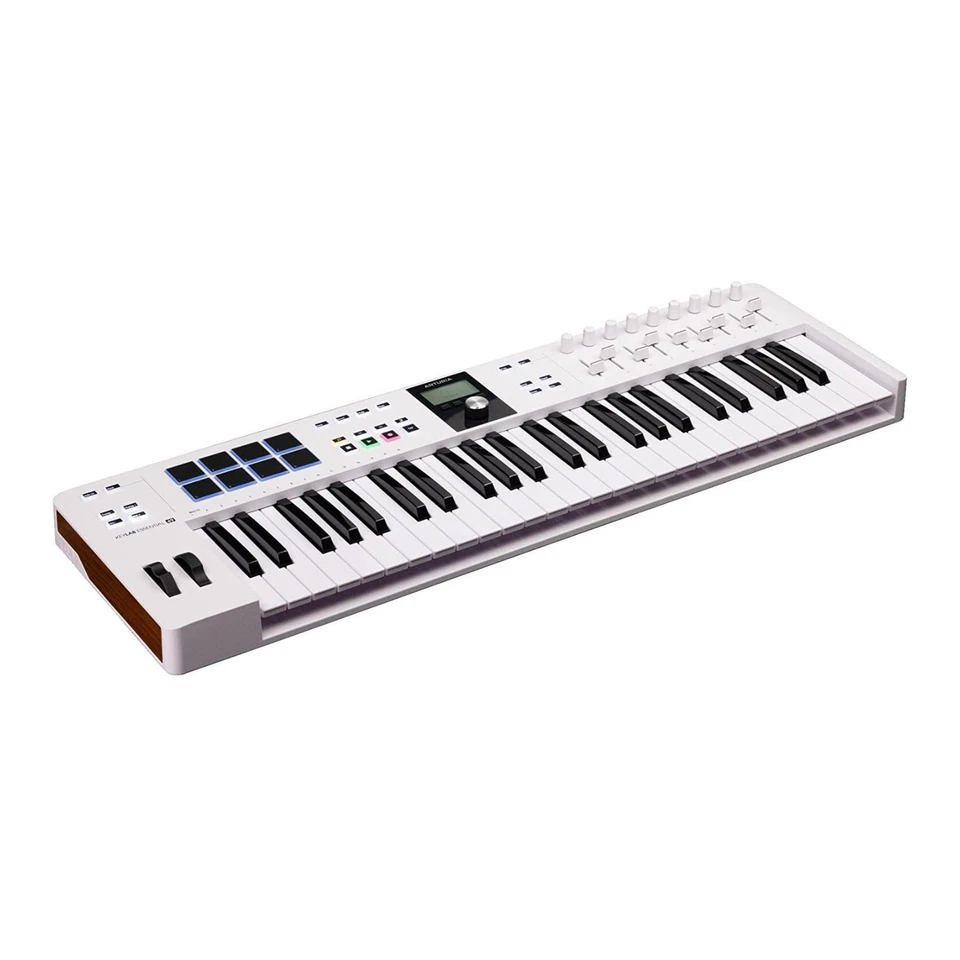 Arturia KeyLab Essential 49 mk3 MIDI Keyboard Controller White for Stage Use - Image 2 of 4