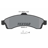 Textar BremsbeläGe Vorne FüR Chevrolet Trailblazer Isuzu Ascender 9-7X
