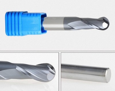 New 5pcs   Nose R2 x 4 Solid Coat Carbide Radius End Mill CNC Cutting tool *gb