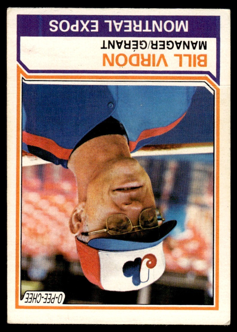 1983 O-Pee-Chee Bill Virdon Montreal Expos #6
