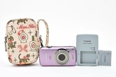 Canon IXY DIGITAL 930 IS Purple Pink W/Battery, Charger Made In