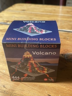   MINI BUILDING BLOCKS Volcano - Brand New Sealed - 444 Pieces