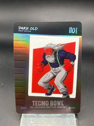 Bo Jackson Battle Arena Tecmo Darn Old Sam Darnold Blow on It Battlefoil