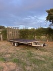 Indespension 14FT 3500kg Flat Bed Twin Axle Trailer Delivery Available