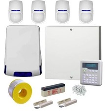Wired Burglar Alarm System PRO Kit LCD Keypad PET FRIENDLY up to 24Kg PIRs