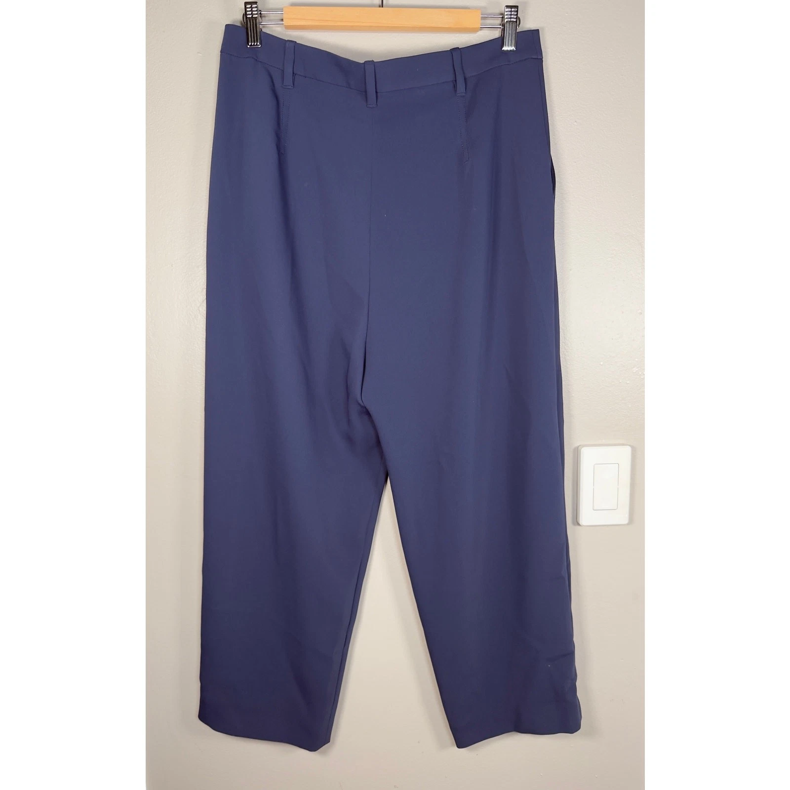 Pantaloni cropped sartoriali Kenzo nuovi senza etichette $450 taglia 42IT 8 US