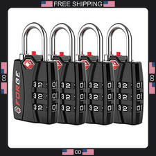 TSA Approved Combination Luggage Lock with Open Alert Indicator