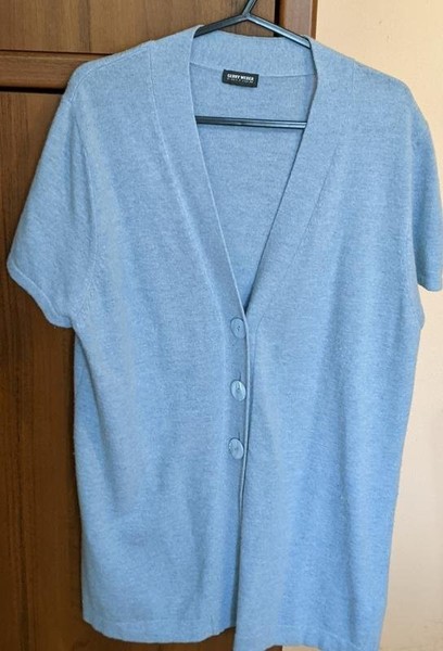 Women Gerry Weber Sweater Blue Wool 44