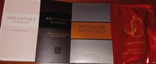 LOT 4 GIVENCHY IRRESISTIBLE SPICEBOMB CHOO .03 .04 .06 EDP NEW AUTHENTIC