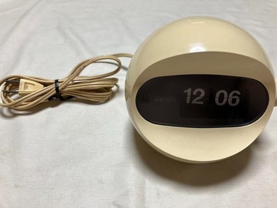 スペースエイジ　レトロパタパタ時計　ラジオ　　　SD506、R-72、 R-70 SEIKO SD506 Space Age Retro Flip Clock White Blue Vintage Used | eBay