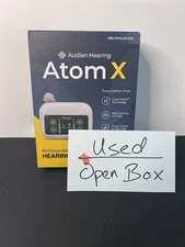 Audien Hearing Atom X Rechargeable OTC Touchscreen Bluetooth Hearing Aids