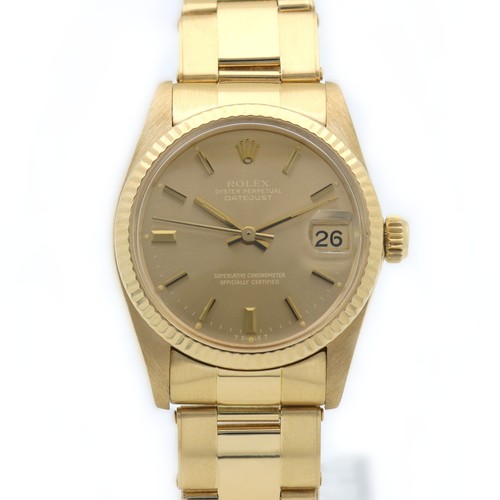 Rolex Datejust 31 Ref. 6827 Yellow Gold 1979