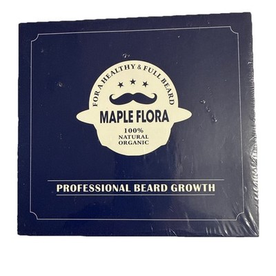 Maple Flora Professional Beard Growth Kit New Sealed