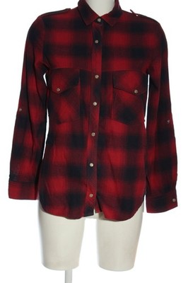 ZARA BASIC Holzfällerhemd Damen Hemd Gr. DE 36 rot-blau Casual-Look