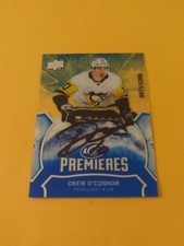 Drew O'Connor Signed Pittsburgh Penguins Rookie Card Vancouver Canucks 