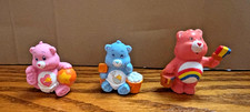 Lot of 3 Vintage Care Bear Miniature Figures 2" , 1983  1984