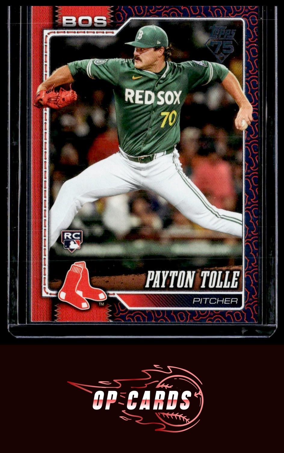 Payton Tolle 2026 Topps #15 Team Color Border