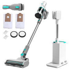HAUSHOF Cordless Vacuum Cleaner with Auto Empty Station HEPA Filter 250W Motor