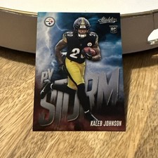 2025 Panini Absolute #8 Kaleb Johnson By Storm