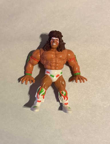 Vintage 1991 Hasbro WWF Ultimate Warrior White Tru...