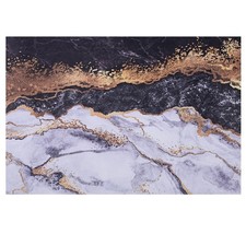 Marble Dish Drying Mat For Kitchen Counter 24 "X16" Absorbent Non-Slip Rubber...