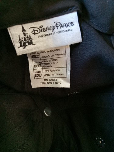 Jessica’s Custom Speed Shop Disney Park’s Hat Black Adjustable ball Cap -RARE - Picture 4 of 5