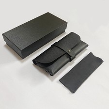 Easy Carry PU Leather Sunglasses Case Stylish Organizer for Accessories