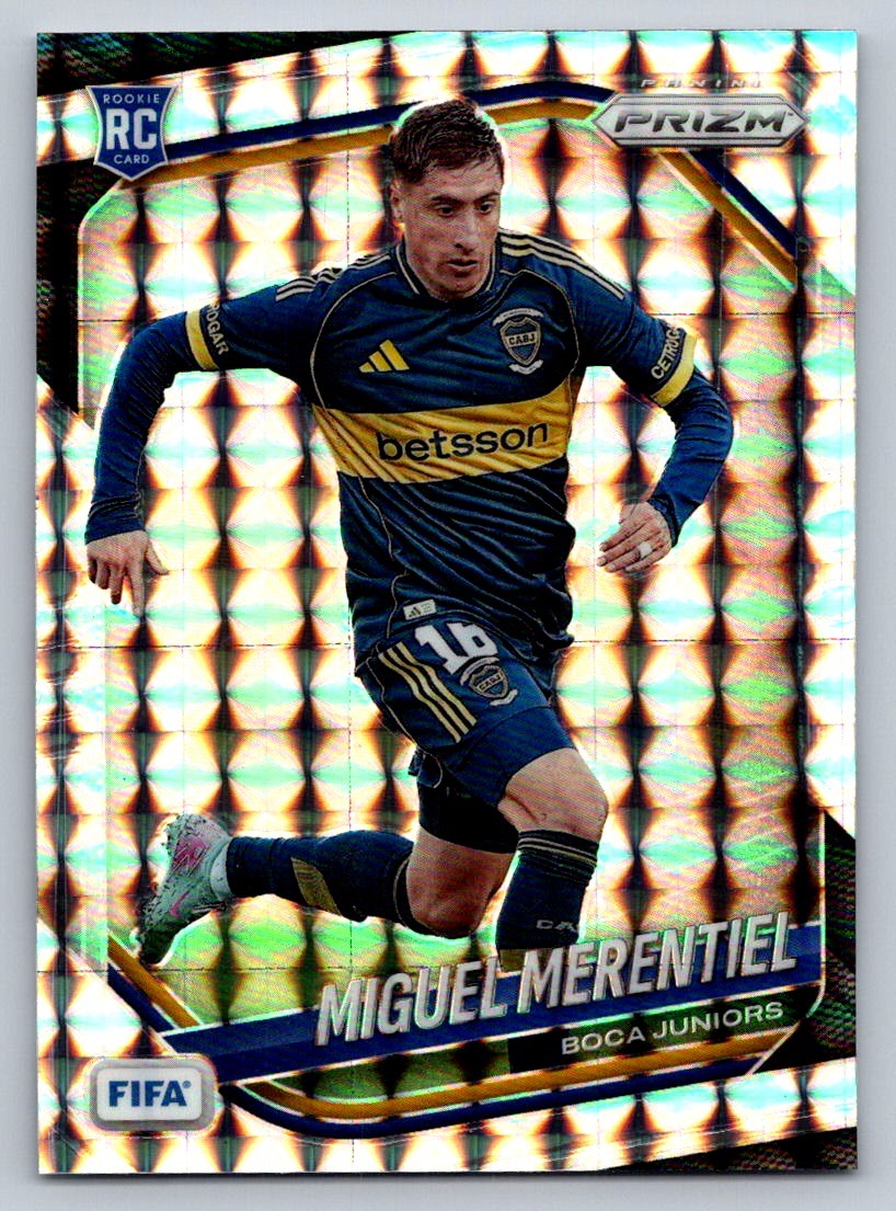 2025-26 Panini Prizm FIFA #170 Miguel Merentiel Mosaic Prizms