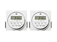 Ipower 2-pack Gltimedweek-2pack 7-day Dual Outlet Digital Program Timer,120-volt on sale Ipower 2-pack Gltimedweek-2pack 7-day Dual Outlet Digital Program Timer,120-volt on sale