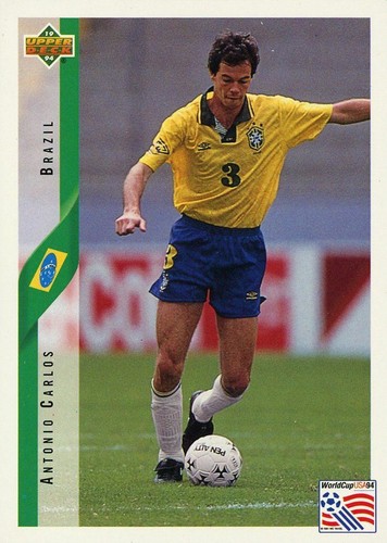 Antonio Carlos Brazil Upper Deck #84 World Cup USA '94 Soccer Sport Card - Bild 1 von 2