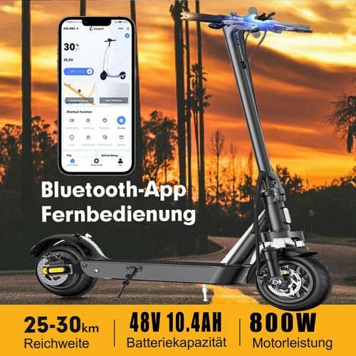 Ohne ABE E-Scooter 800W mit APP,10.4Ah, 8.5“ Reifen,Dämpfung, 25-35km für Alltag - Bild 4 von 17