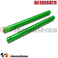 TB001G COPPIA ASTE RICAMBI SEMIMANUBRI UNIVERSALI VERDE 28CM ACCOSSATO MV AGUSTA