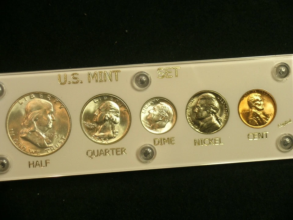 1953-D Brilliant Uncirculated Year Set - White Capital Holder Denver - Image 2 of 4