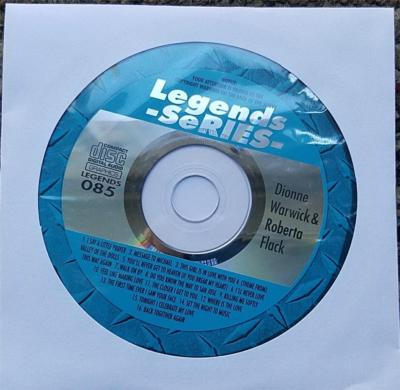 LEGENDS KARAOKE CDG DIONNE WARWICK & ROBERTA FLACK #85 R&B OLDIES 16 SONGS